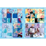 FROZEN COLORING PUZZLE STICKERS